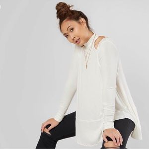 Free People Cold Shoulder top
